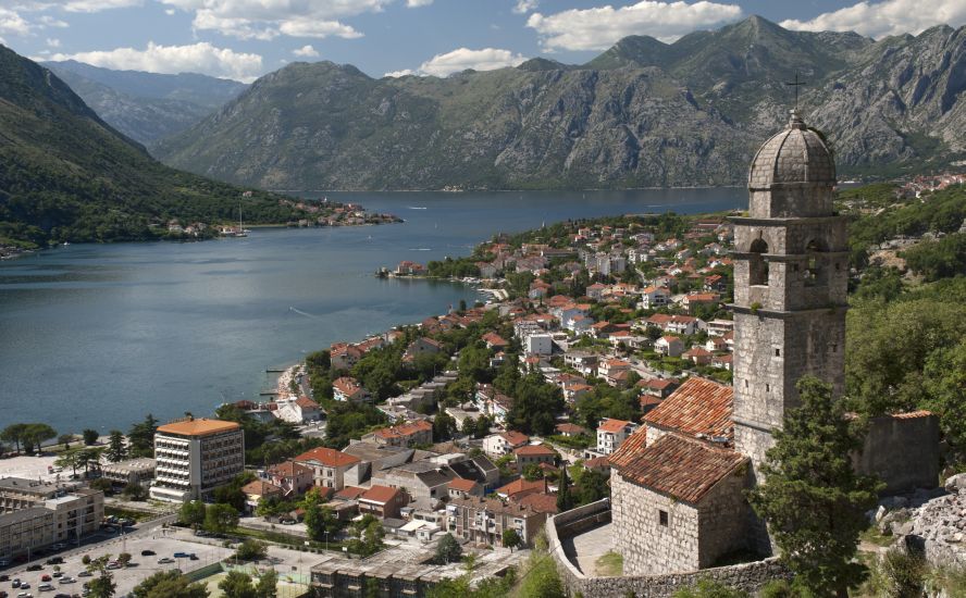 Bay of Kotor in Montenegro