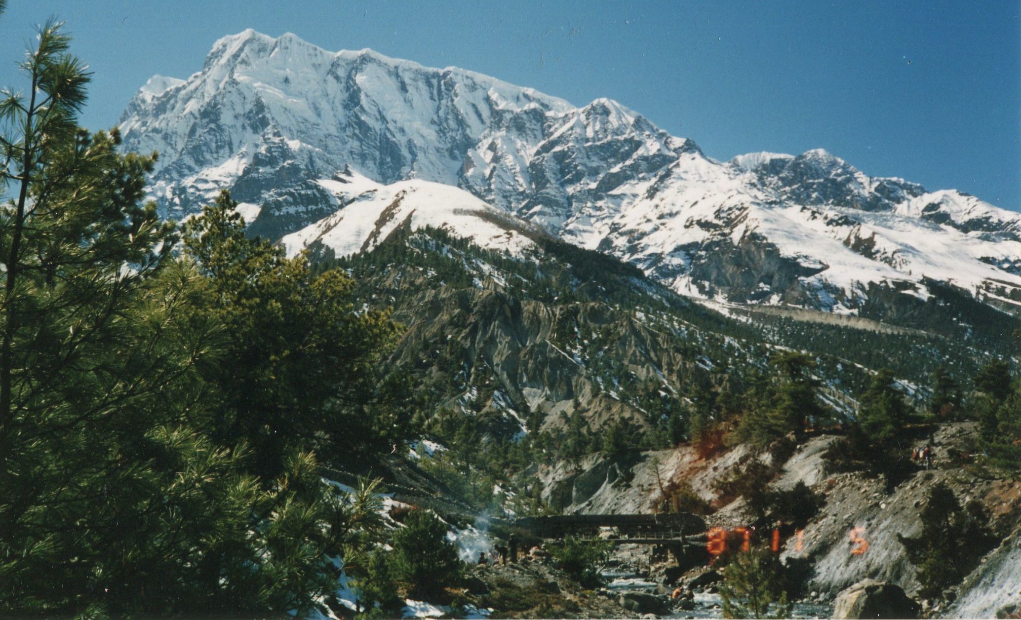 Annapurna III from Manang Valley