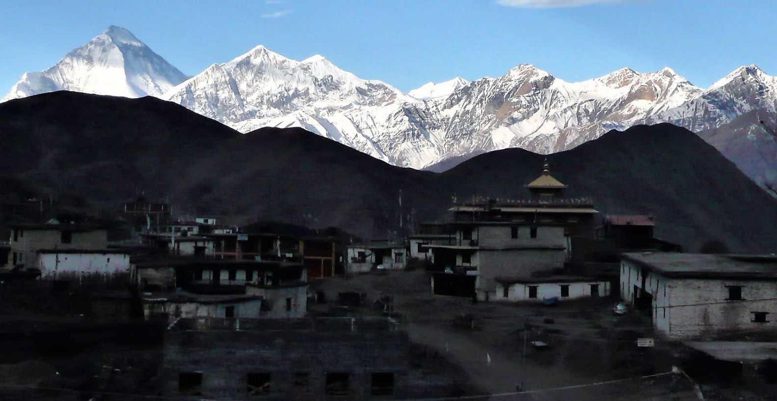 Dhaulagiri and Tukuche Peak from Muktinath