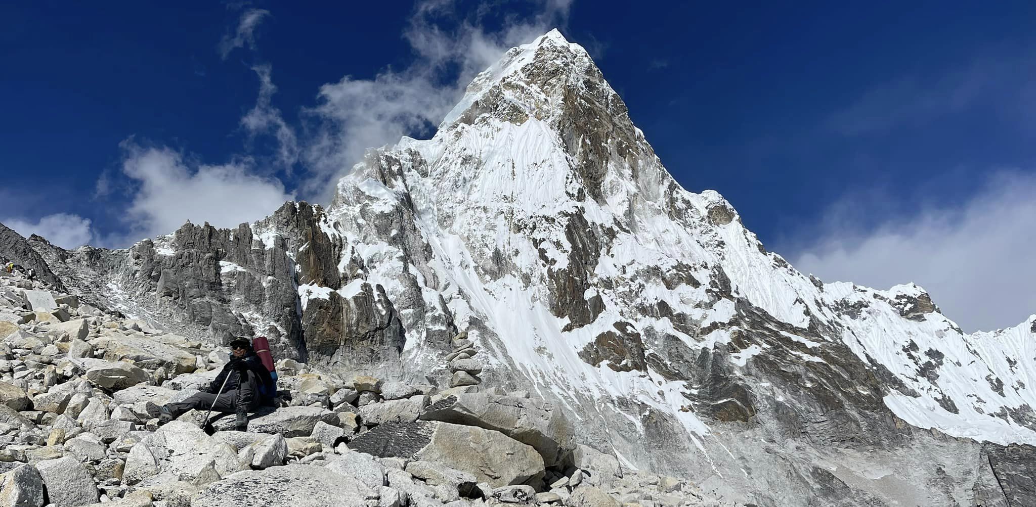 Ama Dablam above Nare Glacier