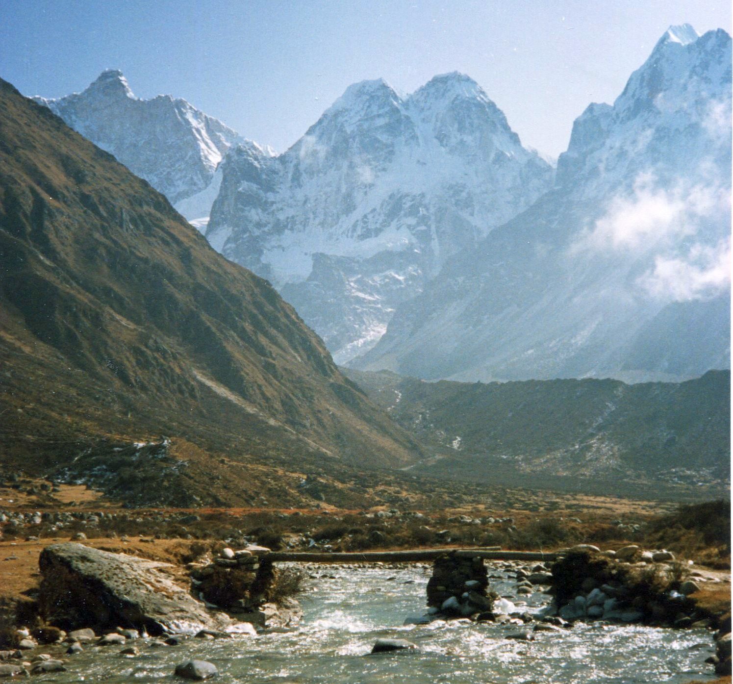 Mount Jannu ( Khumbakarna ) Sobithongie, Phole and Khabur from Kambachen in the Ghunsa Khola Valley