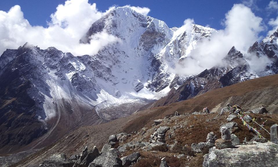 Mount Taboche on route to Everest Base Camp