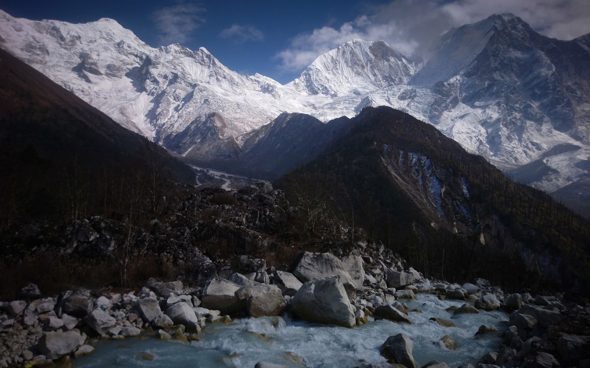 Mount Manaslu from the North-West