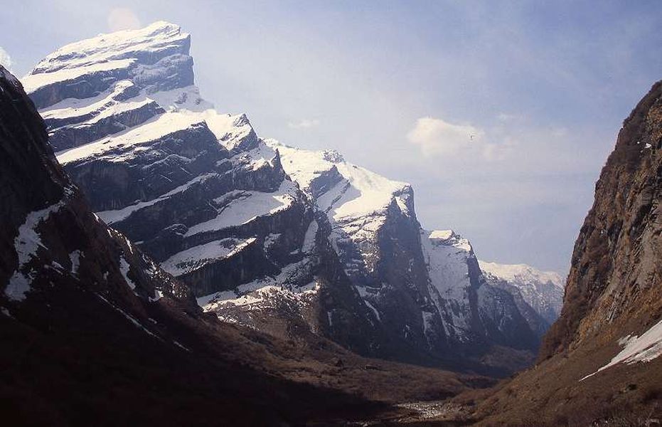 The Gates in the Modi Khola Valley of the Annapurna Sanctuary