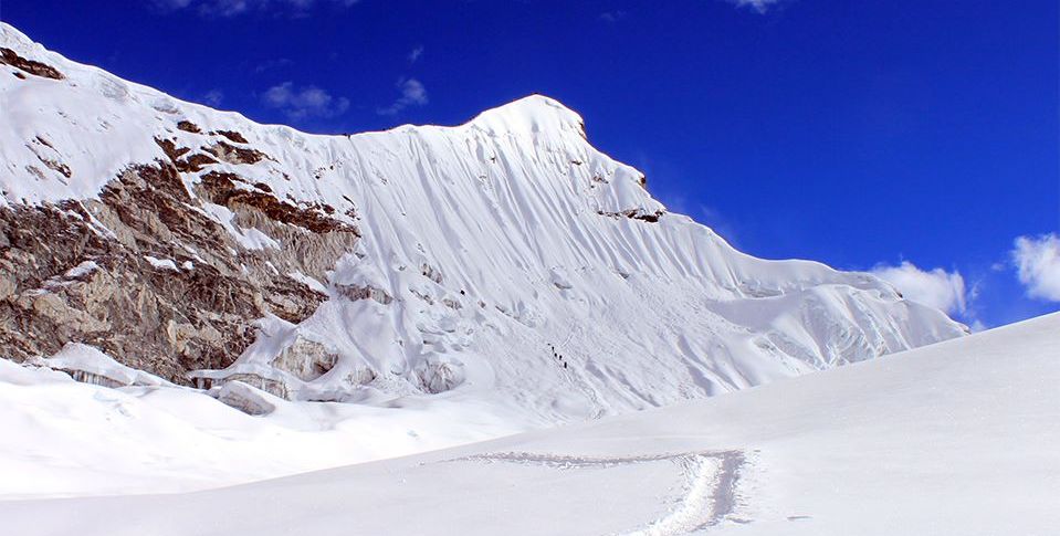 Tent Peak ( Tharpu Chuli ) from Rakshi Peak