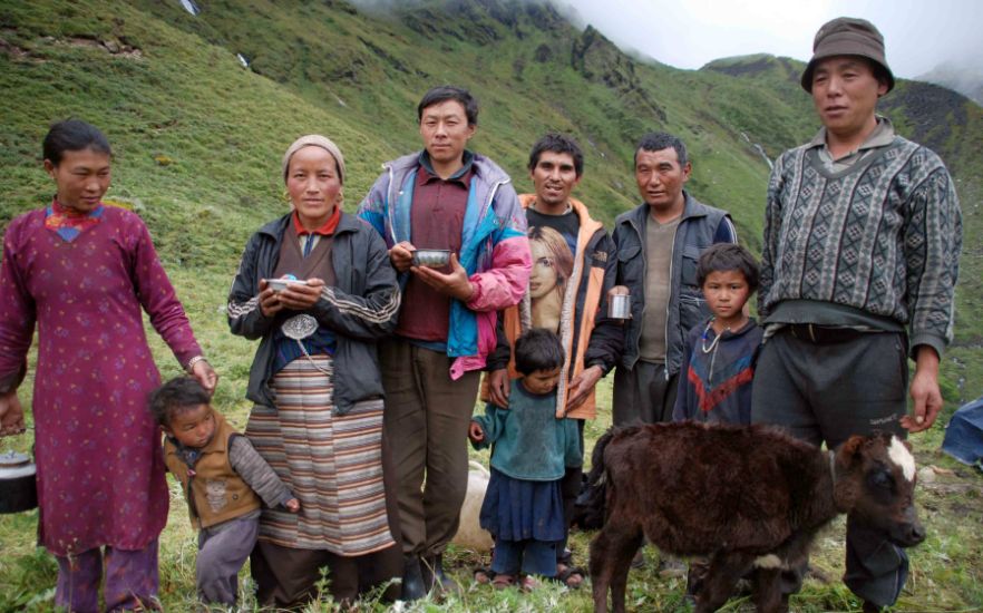 Sherpas in Traditional Dress