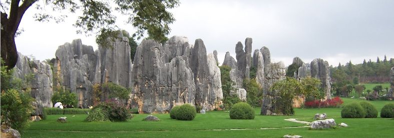 Limestone Outcrops at Shilin Stone Forest