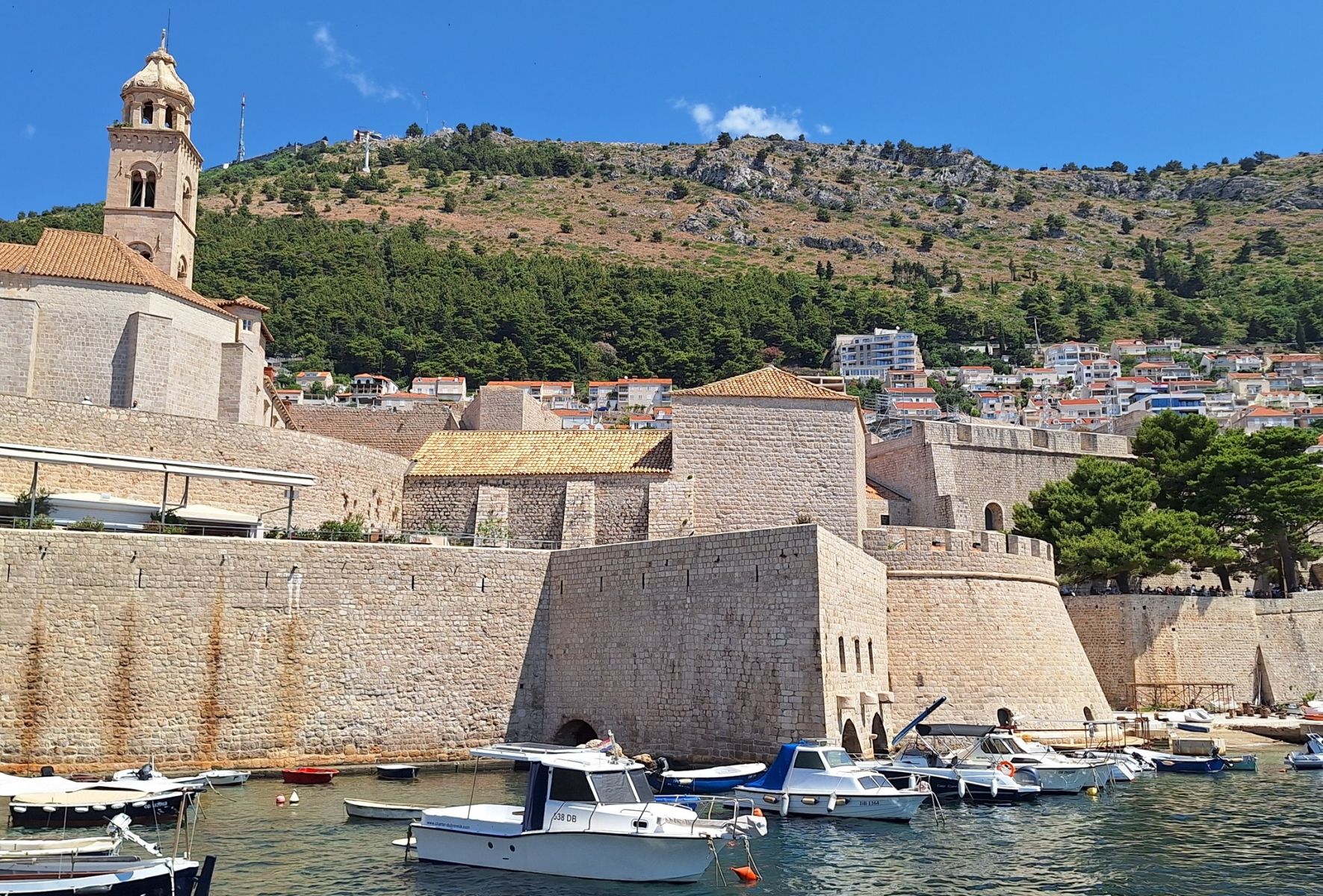 Dubrovnik on the Dalmatian Coast of Croatia