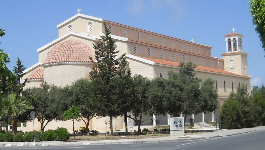 Greek Orthodox Church in Geroskipou ( Yeroskipou ) on the outskirts of Paphos