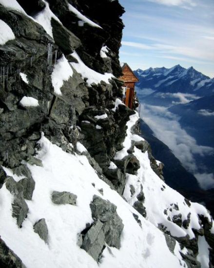 Solvay Hut on the Matterhorn