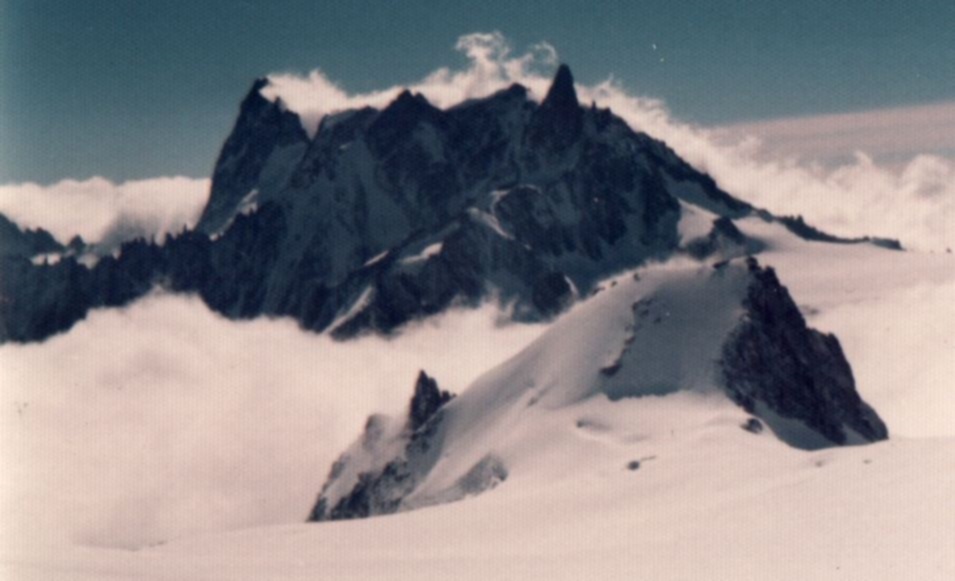 Aiguille du Geant from Refuge des Cosmiques