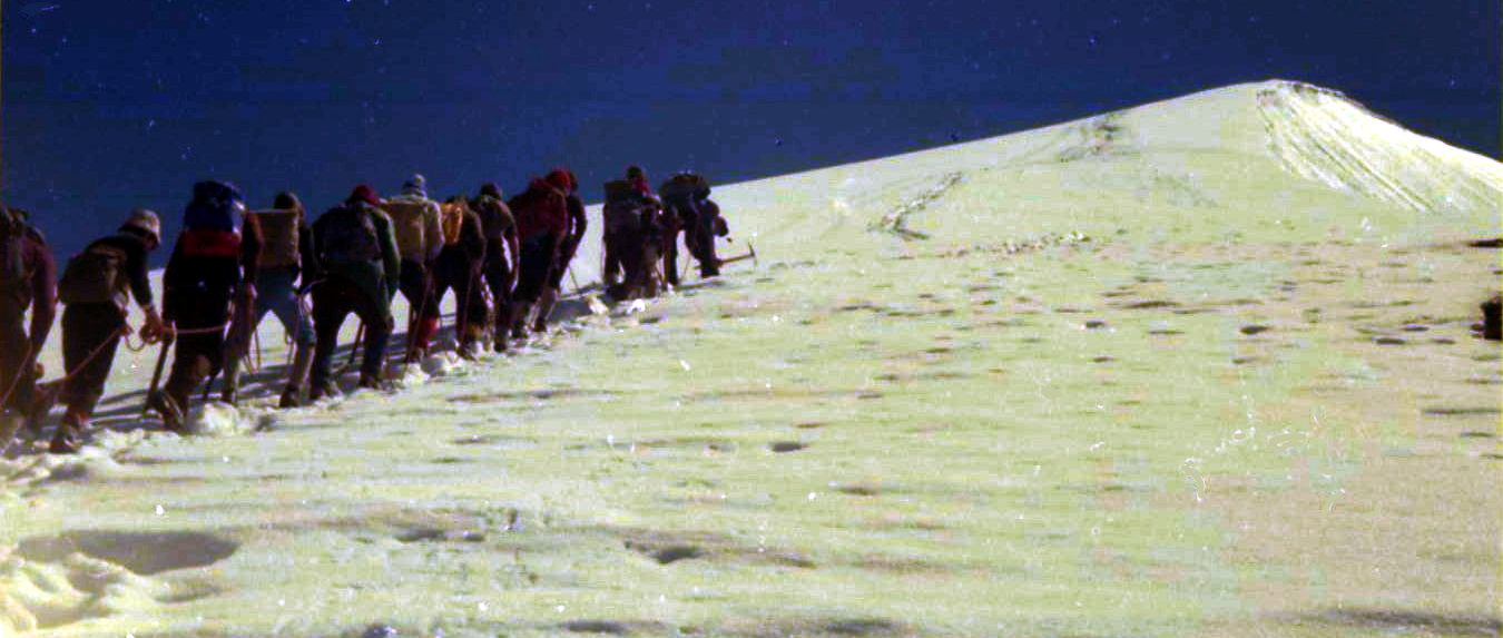 24th Glasgow ( Bearsden ) Scout Group Approaching summit of the Rinderhorn