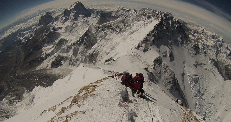 Mount Makalu from Mount Everest