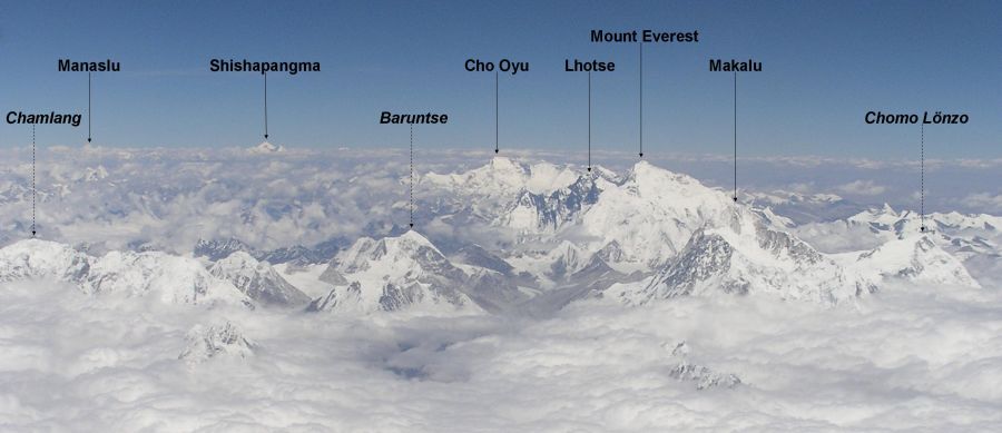 Aerial View of Mount Everest