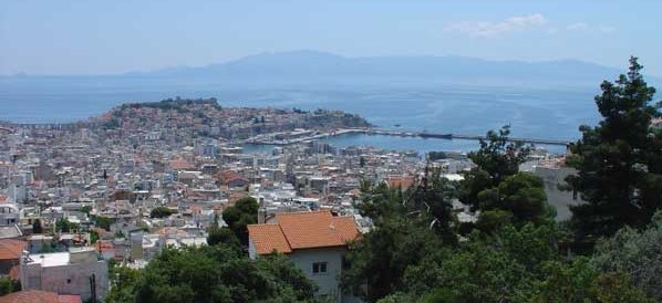 City of Kavala in NE Greece