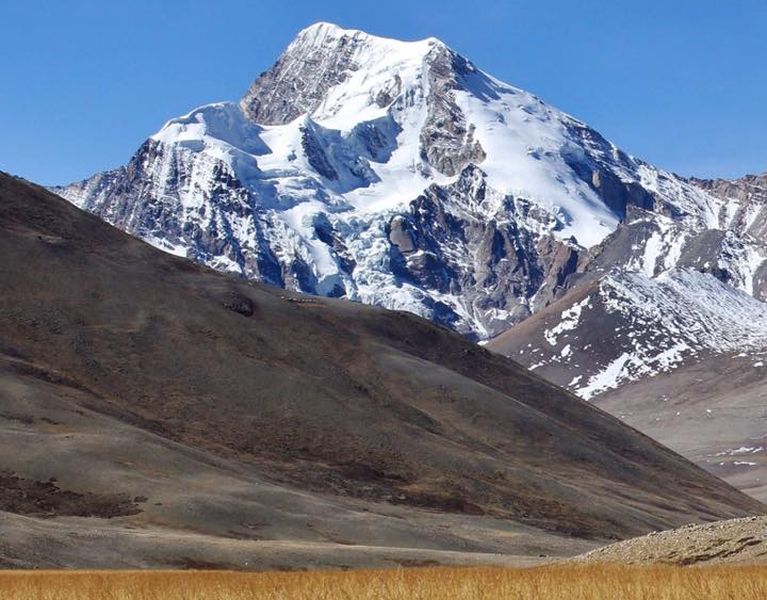 Chomo  Yummo 6829m in North Sikkim in the Indian Himalaya