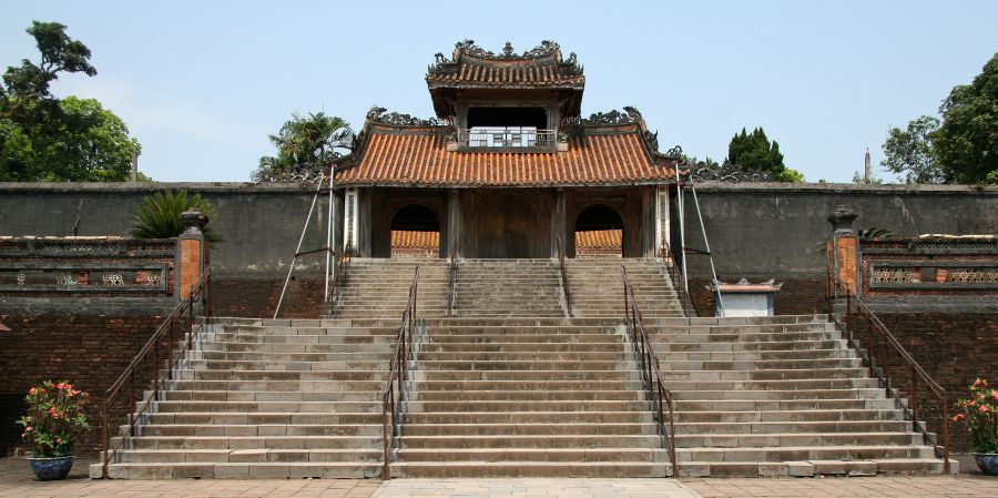 Pagoda at Tomb of Tu Duc on Perfume River Tour in Hue