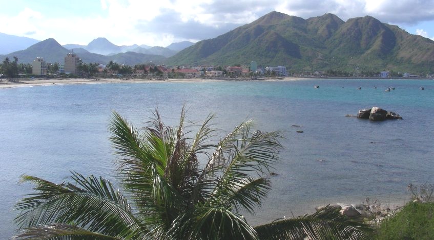 Bay at Nha Trang on the East Coast of Vietnam