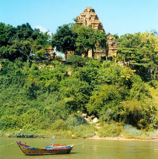 Po Nagar Cham Towers above Cai River at Nha Trang