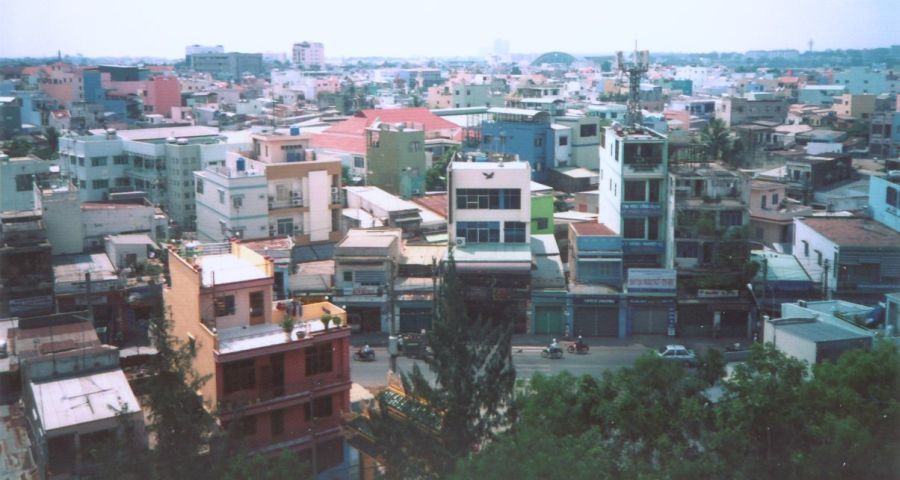 View from Giac Lam Pagoda over Saigon ( Ho Chi Minh City )