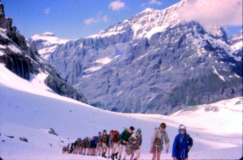 On ascent to Lotschen Pass