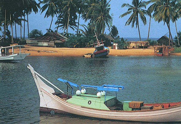 The Lagoon at Marang Fishing Village on the east coast of peninsular Malaysia