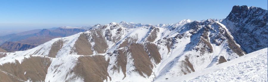 Djebel Angour from Djebel Okaimeden in the High Atlas