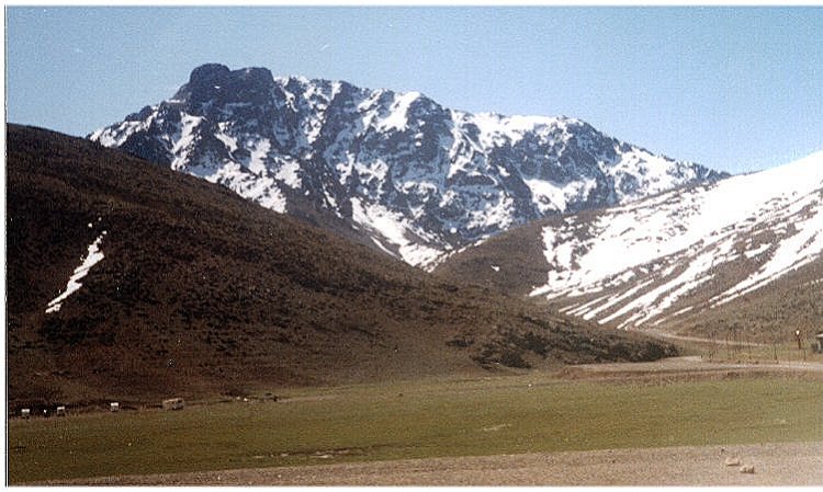 Photographs of an overland journey through Morocco crossing the High Atlas into the sub-sahara and including an ascent of Djebel Toubkal