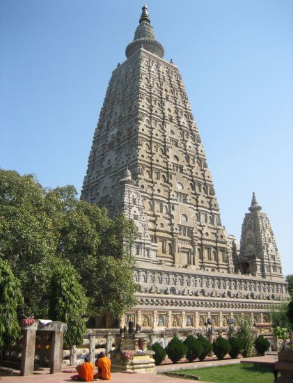 Mahabodhi Temple in Bodh Gaya, India