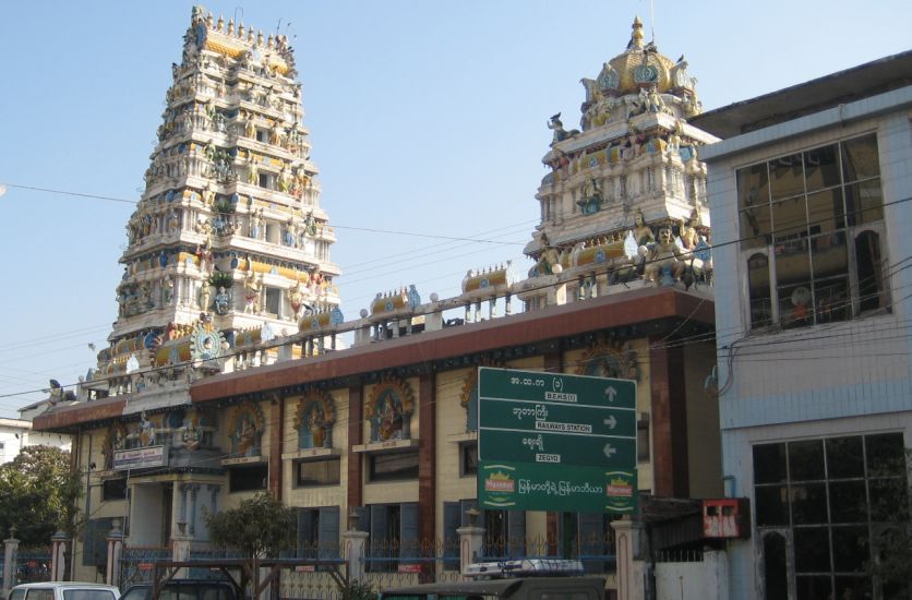 Hindu Temple in Mandalay in northern Myanmar / Burma