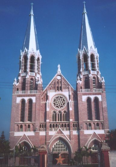 St.Mary's Cathedral in Yangon ( Rangoon ) in Myanmar ( Burma )