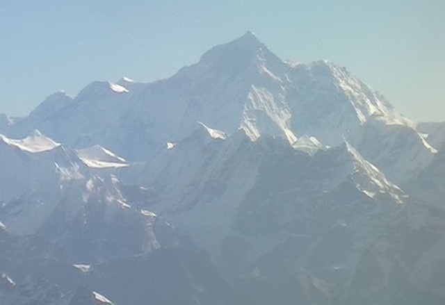 Mt. Makalu from the air