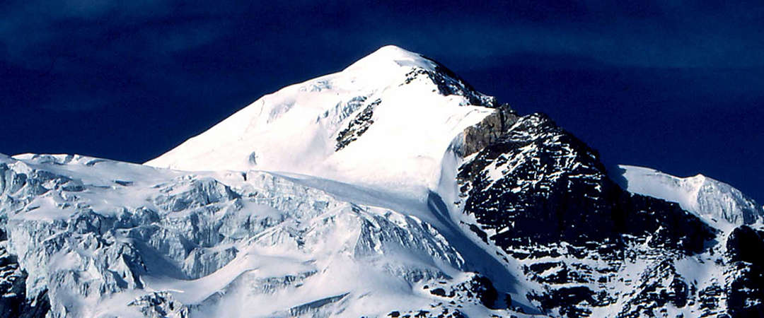 Chulu West Peak in the Annapurna Region of the Nepal Himalaya