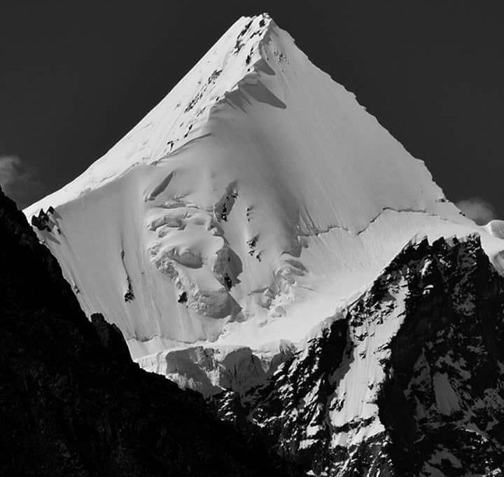 Angel Peak at Concordia in the Karakorum Mountains of Pakistan