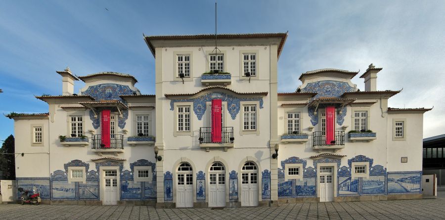 Former Station in Aveiro in Portugal