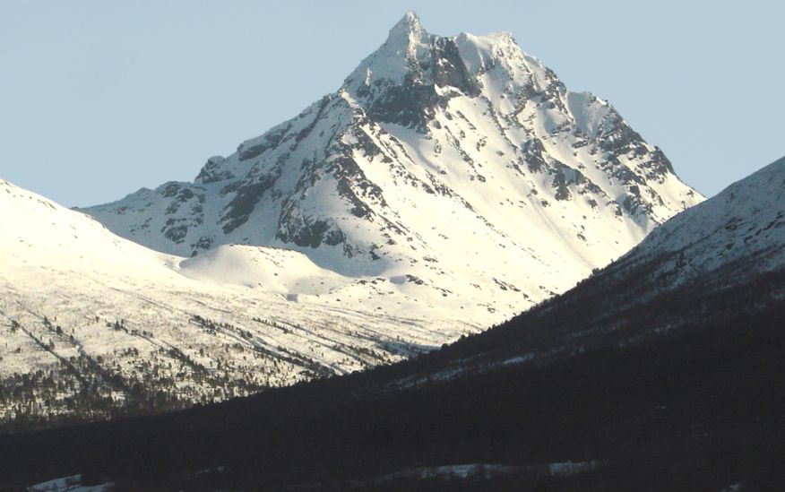 Store Venjetinden in Romsdalen in Norway