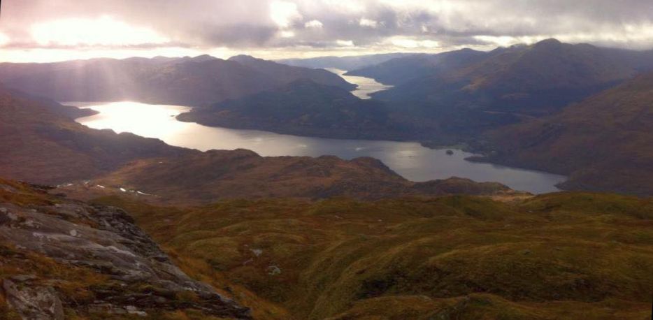 Loch Lomond and Loch Long from Beinn a' Choin