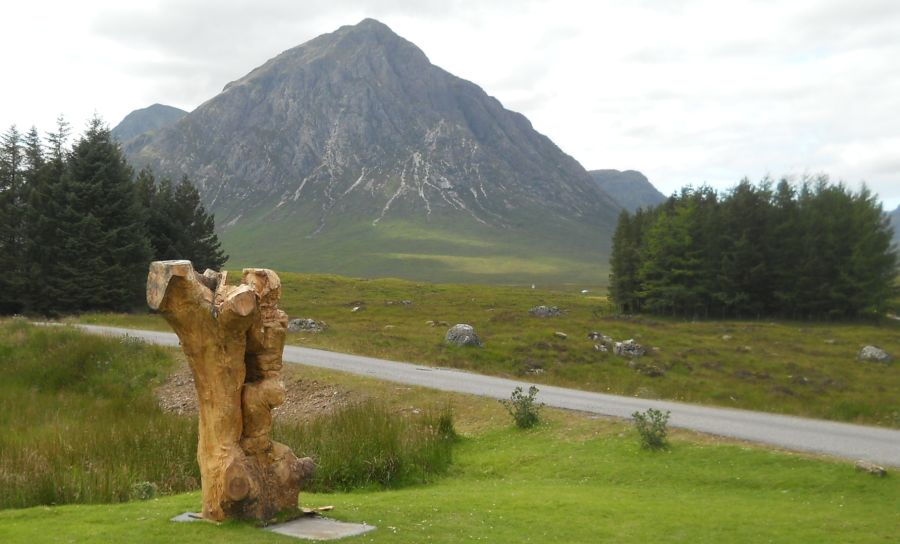 Buachaille Etive Mor from Kings House Hotel in Glencoe