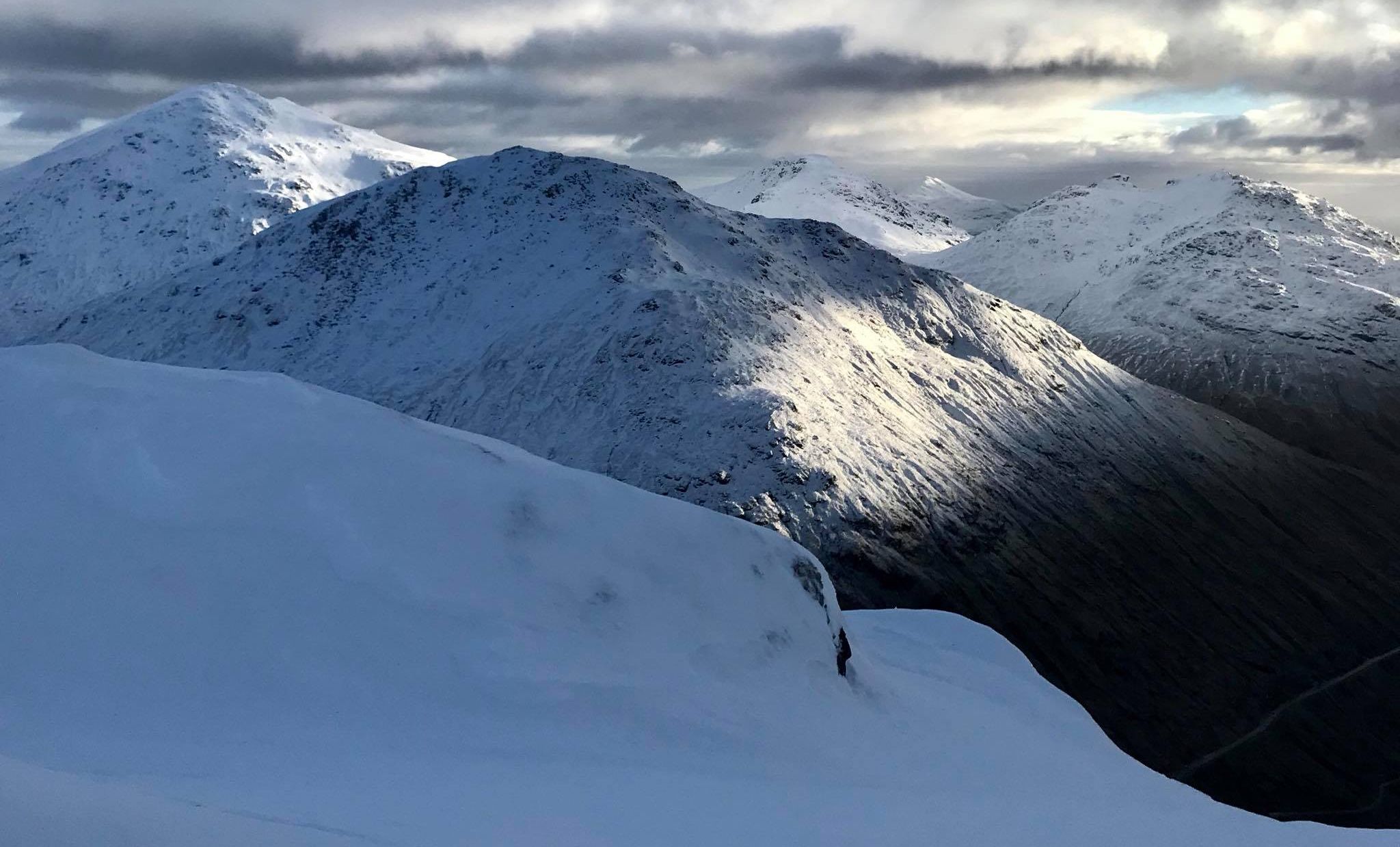 Beinn Ime and Beinn Luibhean from Beinn an Lochain