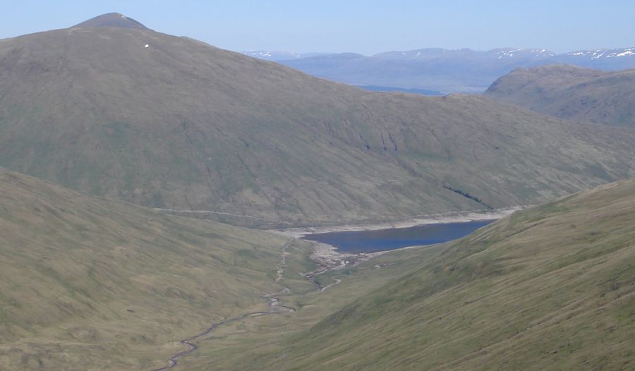 Beinn Mhanach ( 3125ft ) above Loch Lyon from Cam Chreag