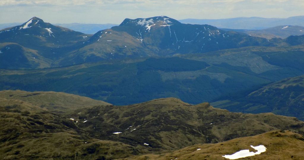 Ben Vorlich and Stuc a'Chroin from Stob Binnein