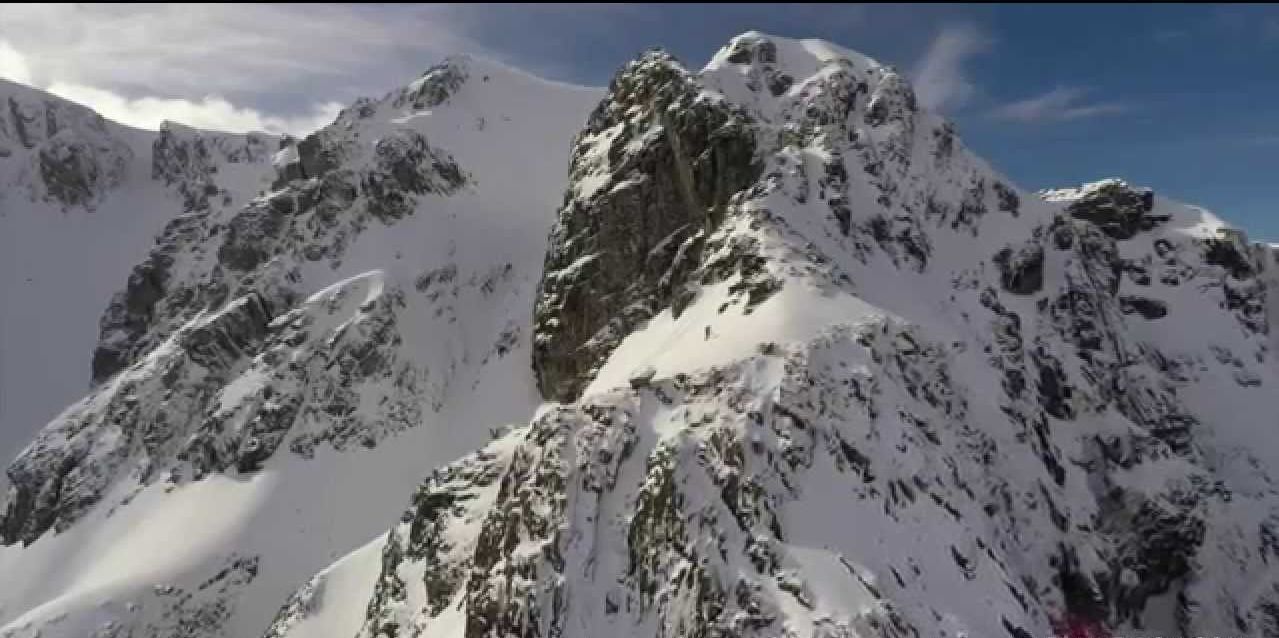 Aerial view of Ben Nevis