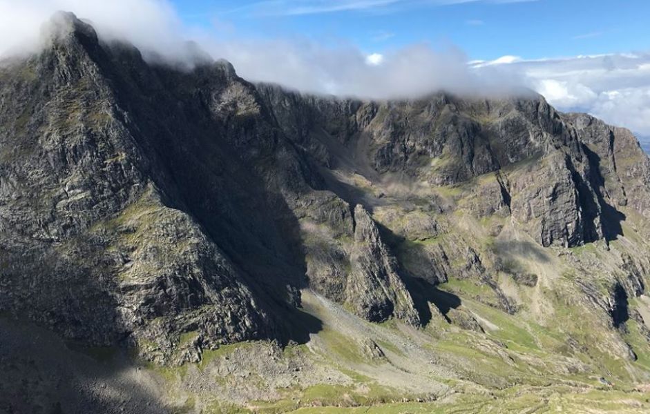 Observatory Ridge, Tower Ridge and Castle Ridge on Ben Nevis