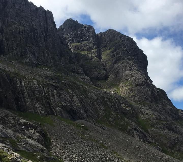 Castle Ridge on Ben Nevis