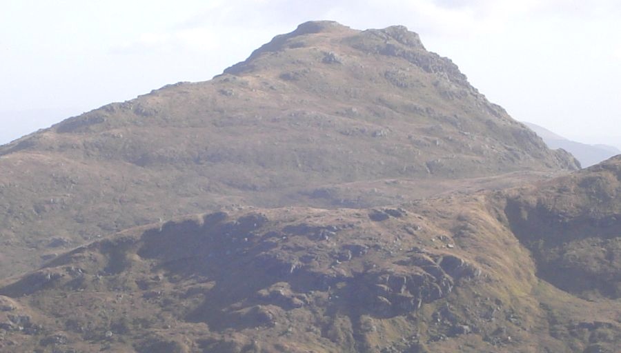 Summit of Ben Vane from Binnein an Fhidhleir