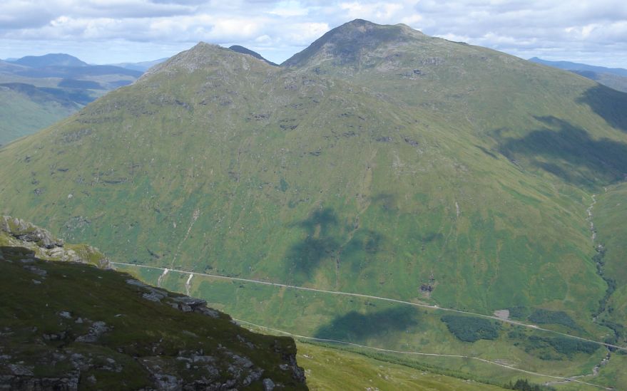 Beinn Luibhean and Ben Ime from Ben Donich