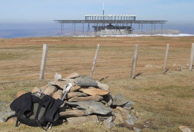 Radio Beacon on the summit of Broad Law