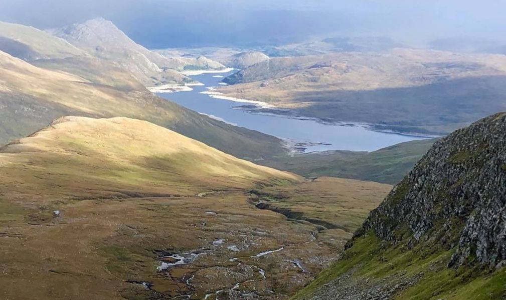 Loch Monar from  Maoile Lunndaidh