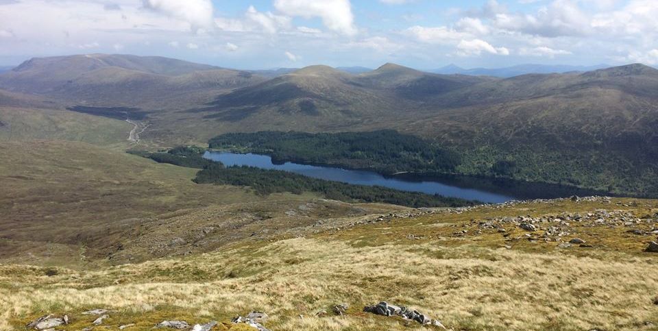 Creag Meagaidh and Loch Treig from Beinn na Lap