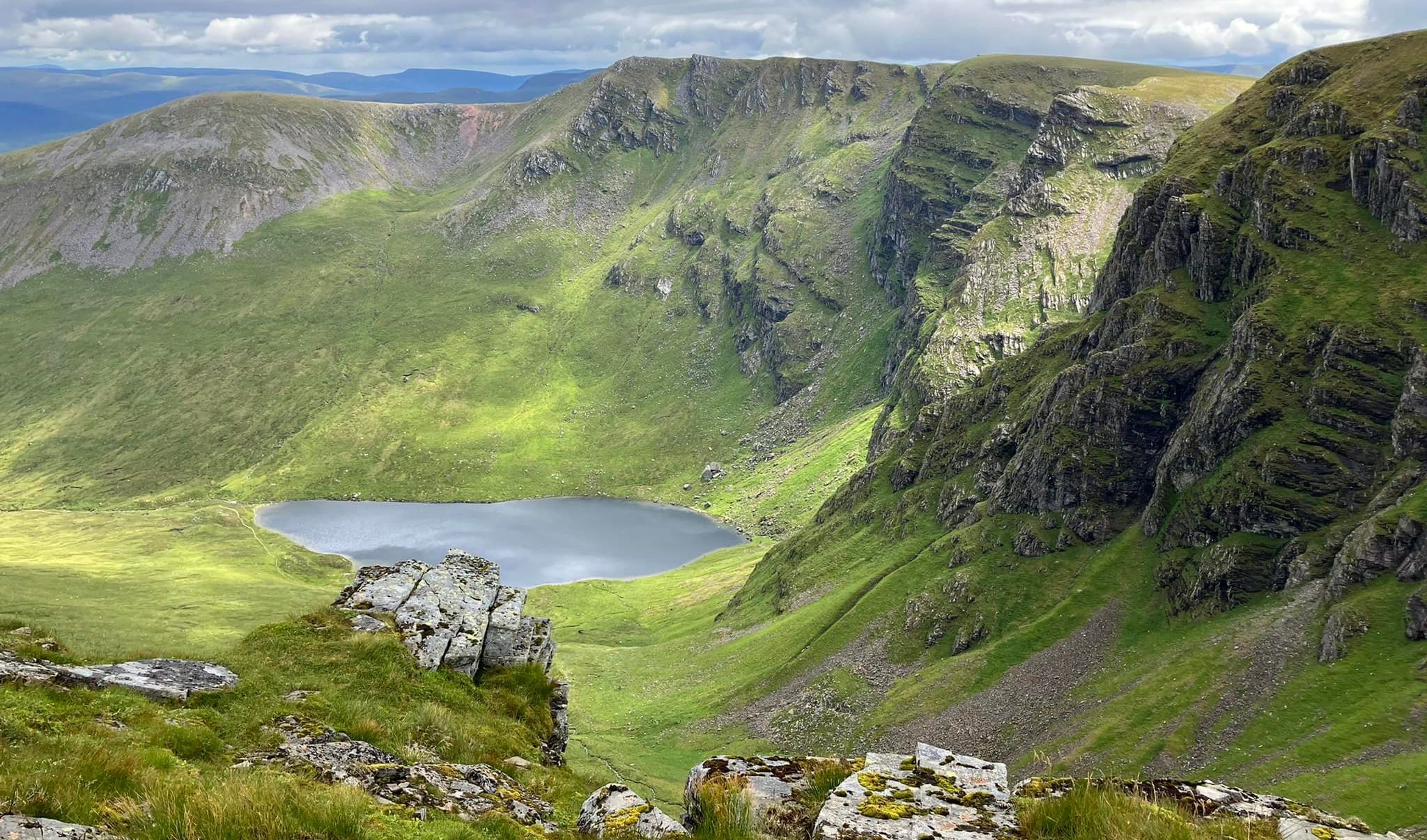 Creag Meagaidh above Lochan a Choire